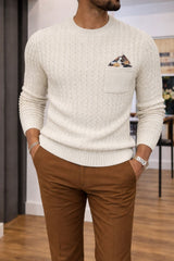 MAGLIA MAIORCA GIROCOLLO CON POCHETTE