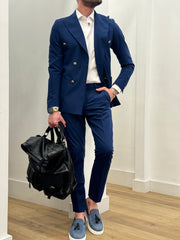 ABITO DOPPIO PETTO BOTTONE ORO