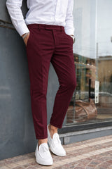 PANTALONE ZURIGO TASCA AMERICA CON PIEGA INGLESE FISSA