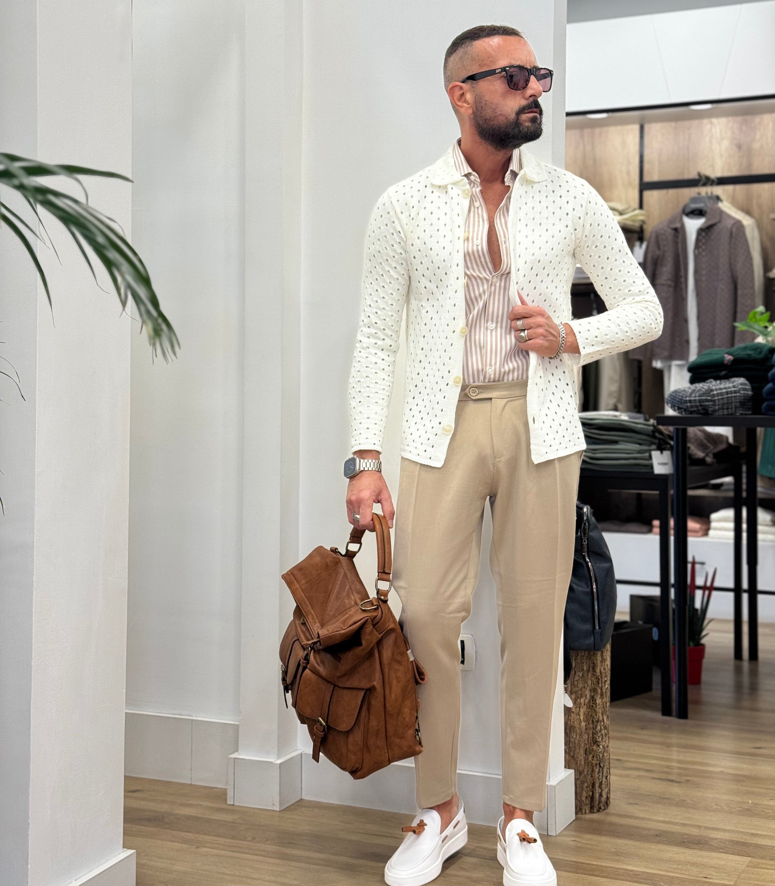 CARDIGAN TRAFORATO